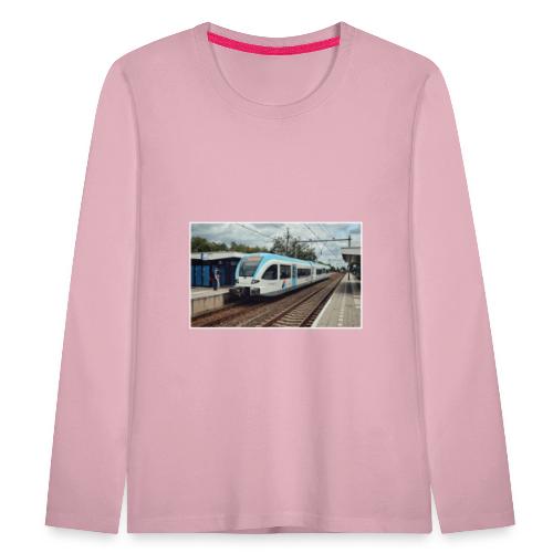Regionale trein in Duiven - Kinderen Premium shirt met lange mouwen