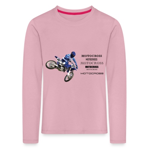 Motocross - Kinder Premium Langarmshirt