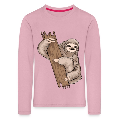 Kunterli loves sloths - #KUN-SLO-06 - cute - Kids' Premium Longsleeve Shirt
