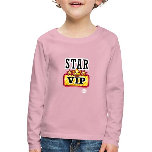 Star VIP - Koszulka dziecięca Premium z długim rękawem