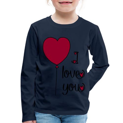 T-Shirt für Verliebte - Kinder Premium Langarmshirt