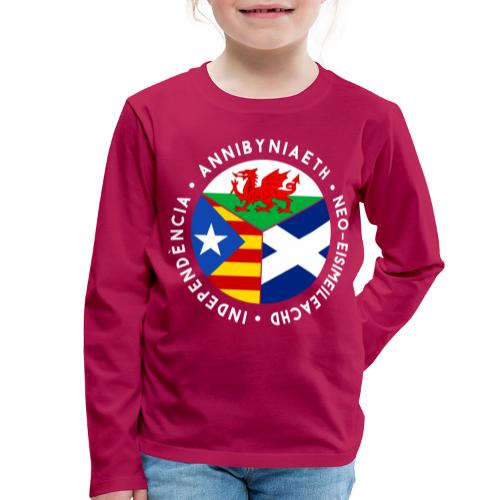 Welsh, Scottish, Catalan Independence Solidarity - Kids' Premium Longsleeve Shirt