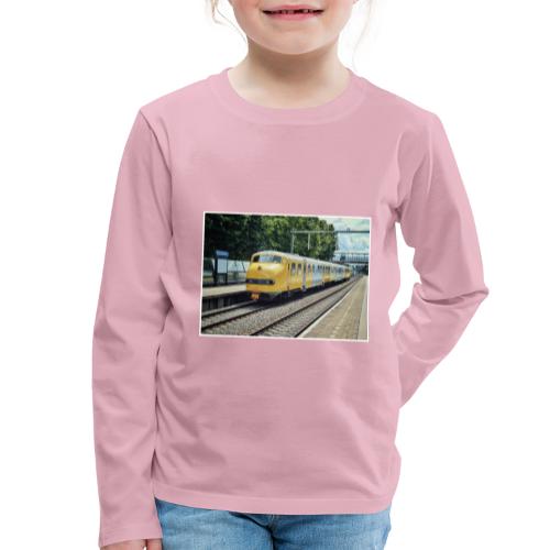 Museumtrein in Breda Prinsenbeek. - Kinderen Premium shirt met lange mouwen