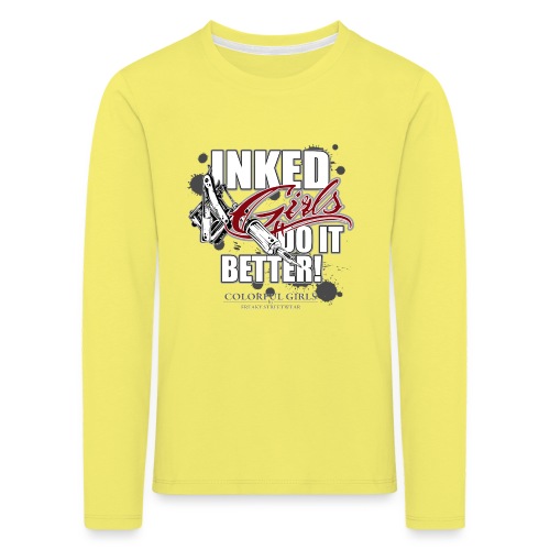 inked girls do it better - Kinder Premium Langarmshirt