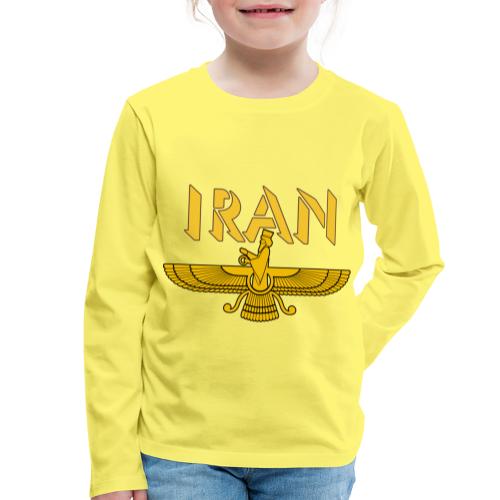 Iran 9 - Børne premium T-shirt med lange ærmer
