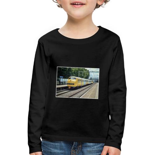 Museumtrein in Breda Prinsenbeek. - Kinderen Premium shirt met lange mouwen