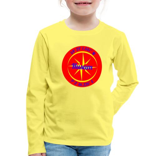 Koordinaten Husum - Kinder Premium Langarmshirt