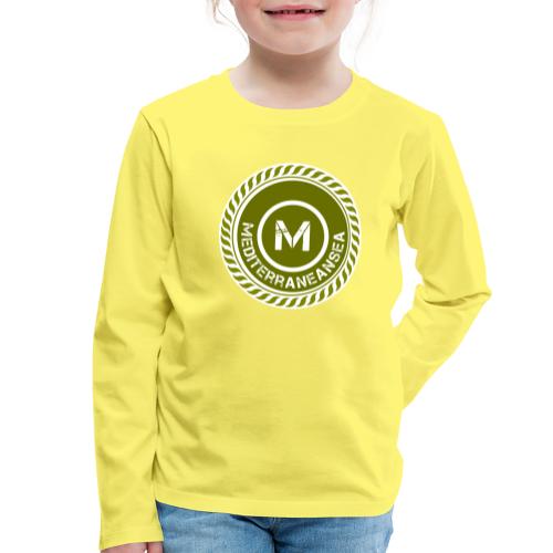 M - Mediterraneansea - Kinder Premium Langarmshirt