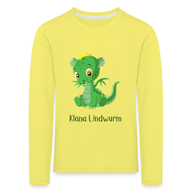 Klana Lindwurm - Kinder Premium Langarmshirt