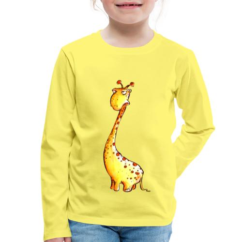 Giraffe - Kinder Premium Langarmshirt