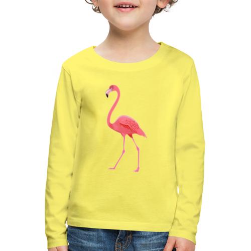 Flamingo - Kinder Premium Langarmshirt