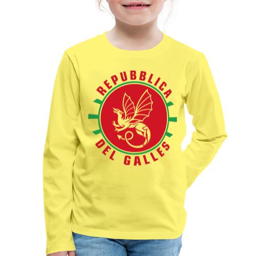 Repubblica Del Galles - Republic of Wales - Kids' Premium Longsleeve Shirt