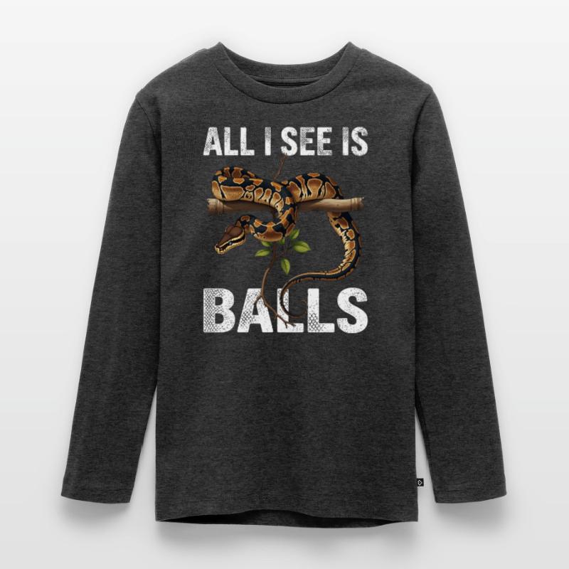 Python roi Serpents Amateurs de terrarium Python T-shirt manches longues Premium Ado