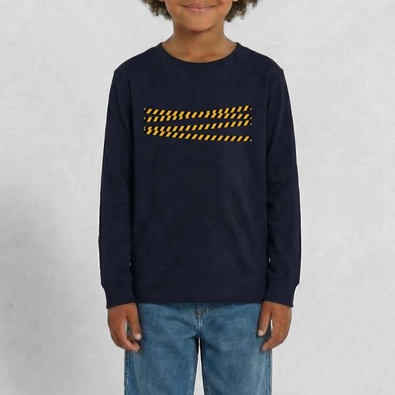 Security tape blocking zone Teenager Premium Organic Long Sleeve Shirt