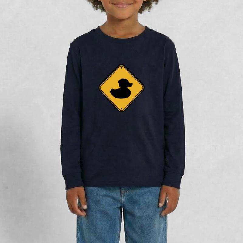zone shield prohibited note danger caution Teenager Premium Organic Long Sleeve Shirt