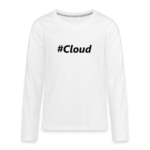 #Cloud black - Teenager Premium Langarmshirt