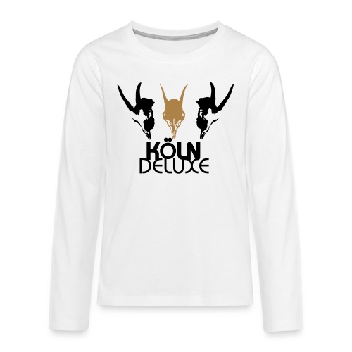 Geissbock Deluxe Motiv groß - Teenager Premium Langarmshirt