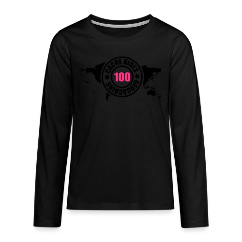 cache hides - 100 - Teenager Premium Langarmshirt