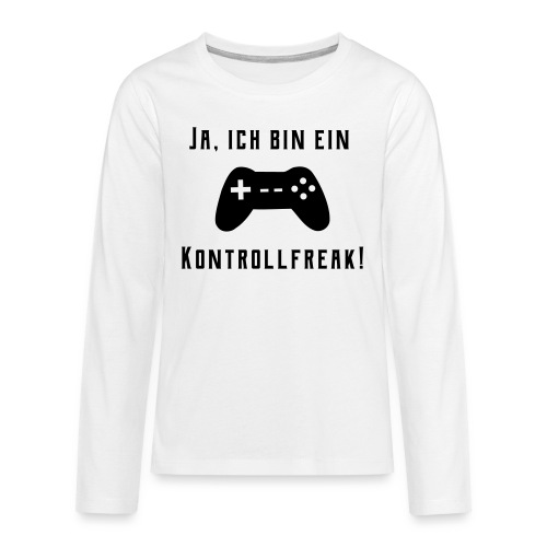Gamer Controller Kontrollfreak - Teenager Premium Langarmshirt