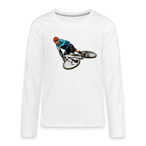 Mountainbiker - Teenager Premium Langarmshirt