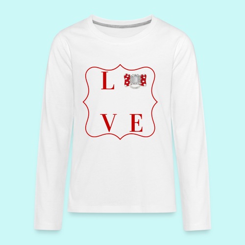 love - Teenagers' Premium Longsleeve Shirt