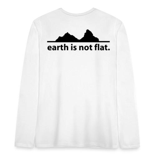 earth is not flat. - Teenager Premium Langarmshirt