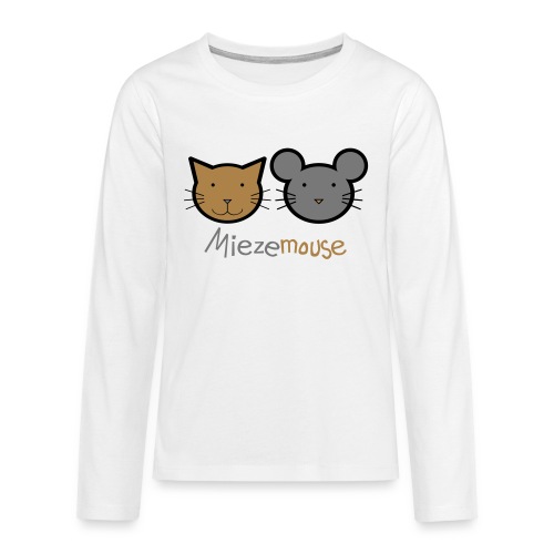 Miezemouse Logo - Teenager Premium Langarmshirt