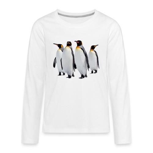 Pinguine - Teenager Premium Langarmshirt