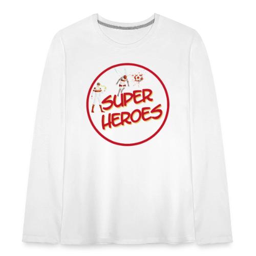 Logo Super Heroes - Teenager Premium Langarmshirt