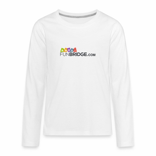 Logo Funbridge - Maglietta Premium a manica lunga per teenager