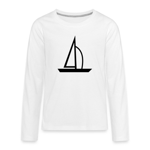 Segelboot - Teenager Premium Langarmshirt