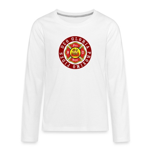 Feuerwehrlogo American style - Teenager Premium Langarmshirt