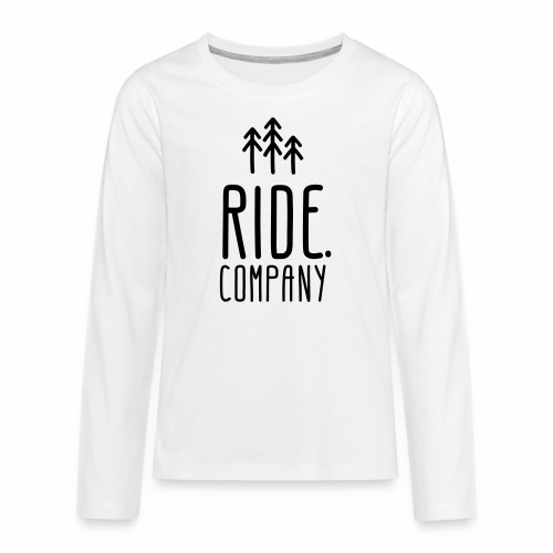 RIDE.company Logo - Teenager Premium Langarmshirt