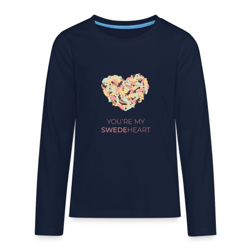 SWEDEheart - Långärmad premium T-shirt tonåring