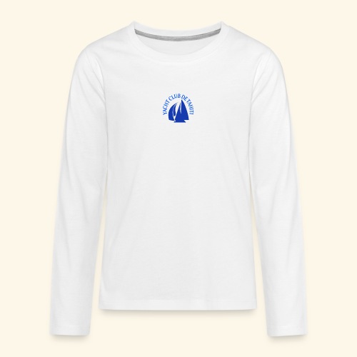 yacht club de tahiti logo - T-shirt manches longues Premium Ado
