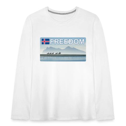 HUH! Freedom #06 (Full Donation) - Teenagers' Premium Longsleeve Shirt