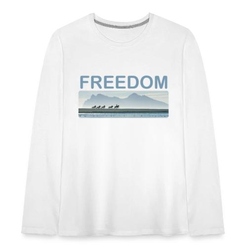 HUH! Freedom #08 (Full Donation) - Teenagers' Premium Longsleeve Shirt