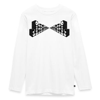 Infinity Sound Tunnel - Teenager Premium Bio Langarmshirt - Weiß - Vorne - AI Model Kid Female (0cm)