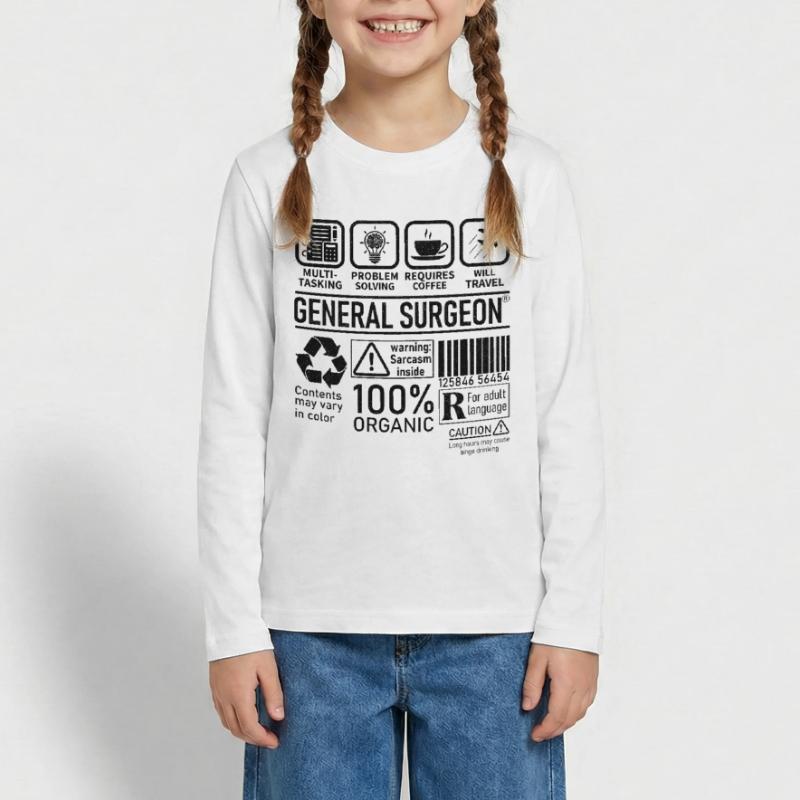 General Surgeon multi tasking problem solving Teenager Premium Organic Long Sleeve Shirt