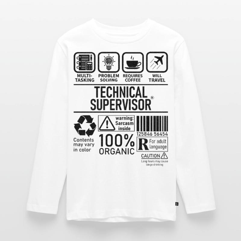 Technical Supervisor multi tasking problem solving Teenager Premium Bio Langarmshirt