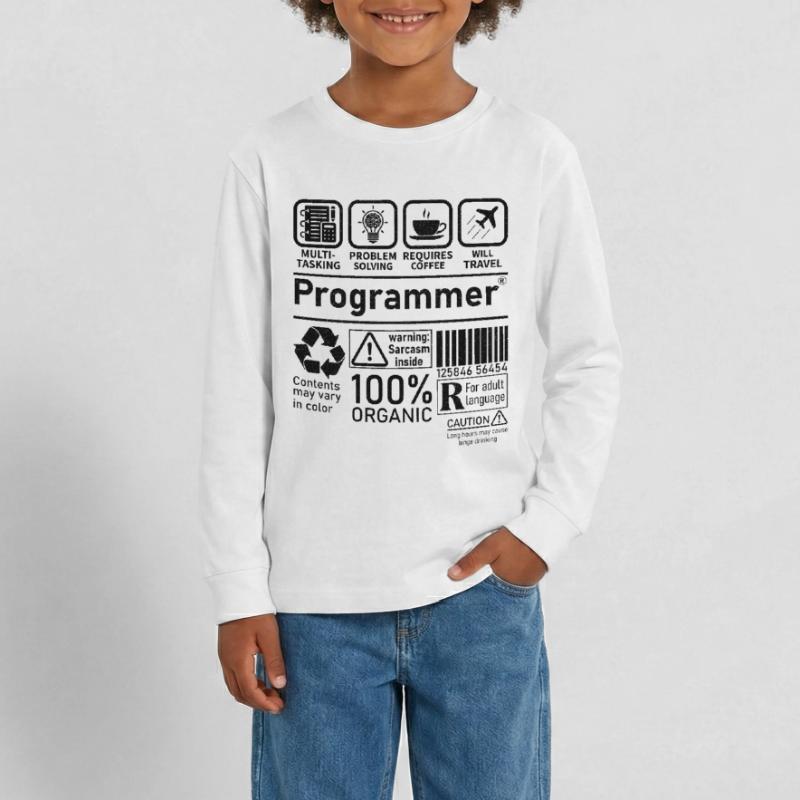 Programmer multi tasking problem solving requires Teenager Premium Bio Langarmshirt