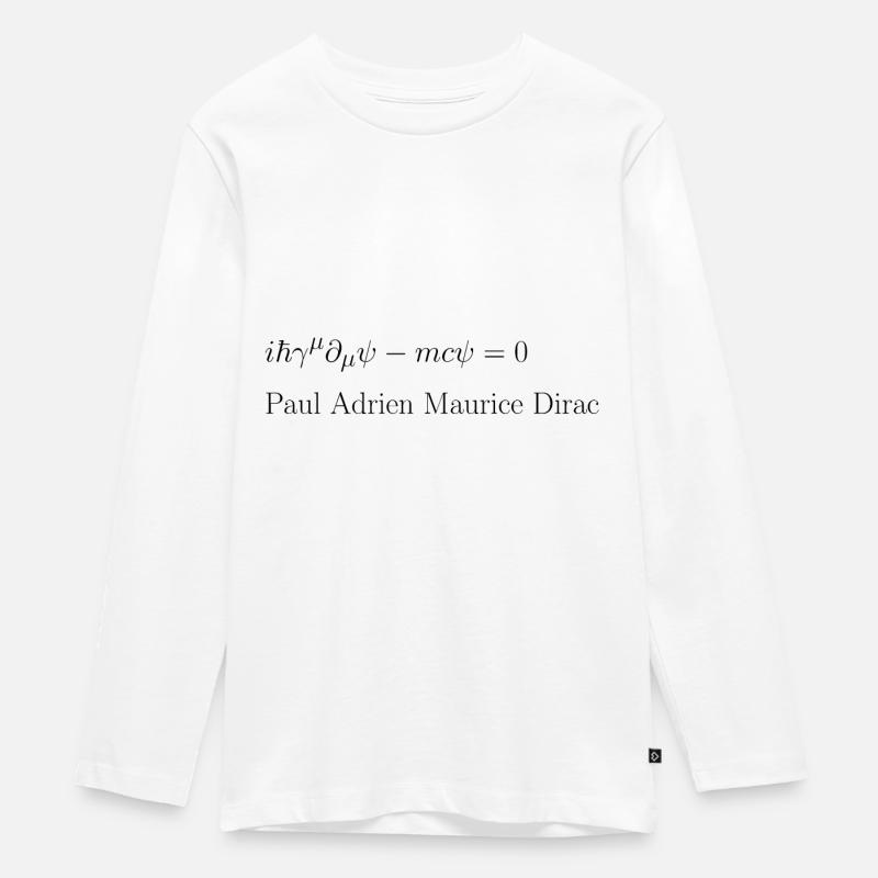 Paul Adrien Maurice Dirac - équation - T-shirt manches longues Premium Ado - blanc