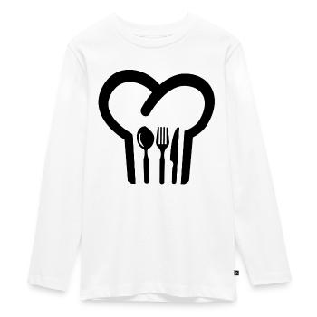 Toque - T-shirt manches longues Premium Ado - blanc - Devant - AI Model Kid Female (0cm)