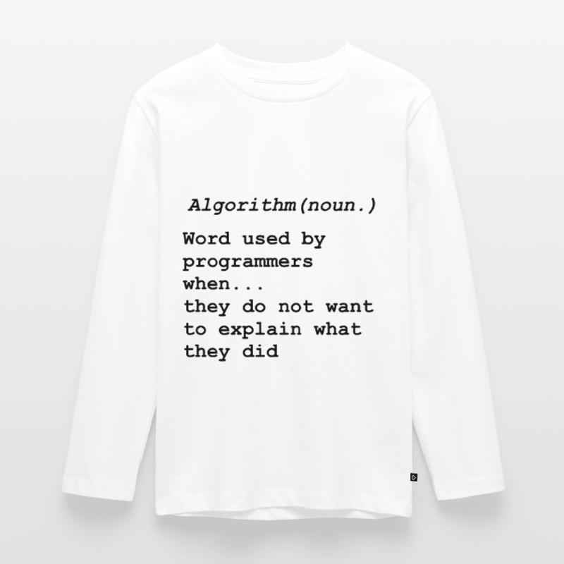 Programming Programmierer Informatiker Informatik Teenager Premium Bio Langarmshirt
