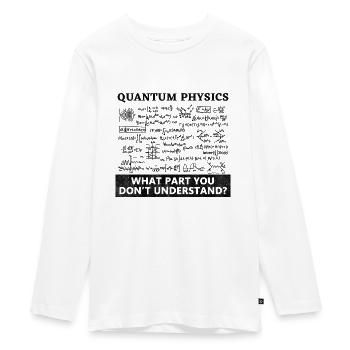 Physique quantique Physique quantique - T-shirt manches longues Premium Ado - blanc - Devant - AI Model Kid Female (0cm)