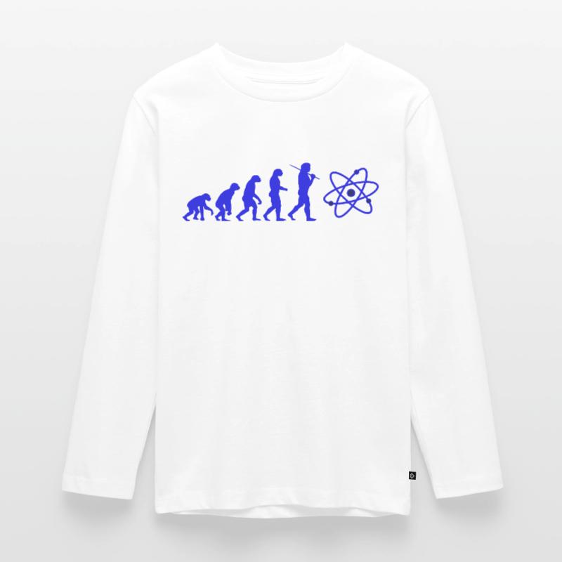 SCIENCE Evolution mit Atom Neutron atom Teenager Premium Bio Langarmshirt
