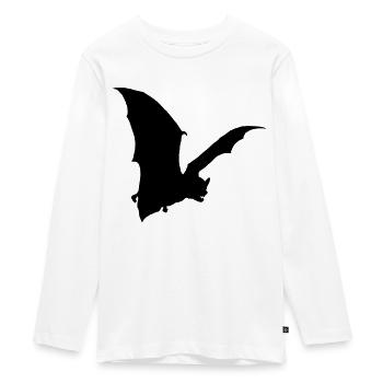 bat - Teenager Premium Bio Langarmshirt - Weiß - Vorne - AI Model Kid Female (0cm)