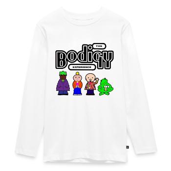 The Bodigy Experience - Teenager Premium Organic Long Sleeve Shirt - white - Front - AI Model Kid Female (0cm)