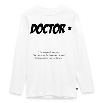 Doctor - T-shirt manches longues Premium Ado - blanc - Devant - AI Model Kid Female (0cm)