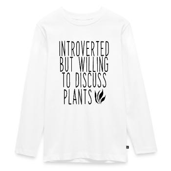 Environnement végétal - T-shirt manches longues Premium Ado - blanc - Devant - AI Model Kid Female (0cm)